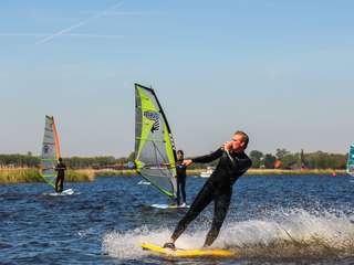Een zonnig kampje zonder wind betekent winchen met schult!