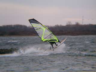Goeie wintersurf! Vinnen los en al