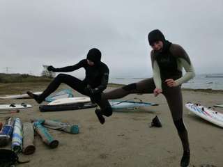 Ninja's op het beginnerscamp