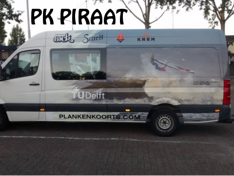 De PK Piraat is bestickerd!