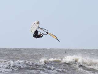 Basloop op Scheveningen