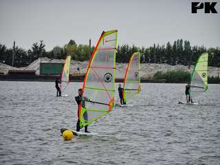 Lekker leren windsurfen tijdens de lesjes van de Open Week