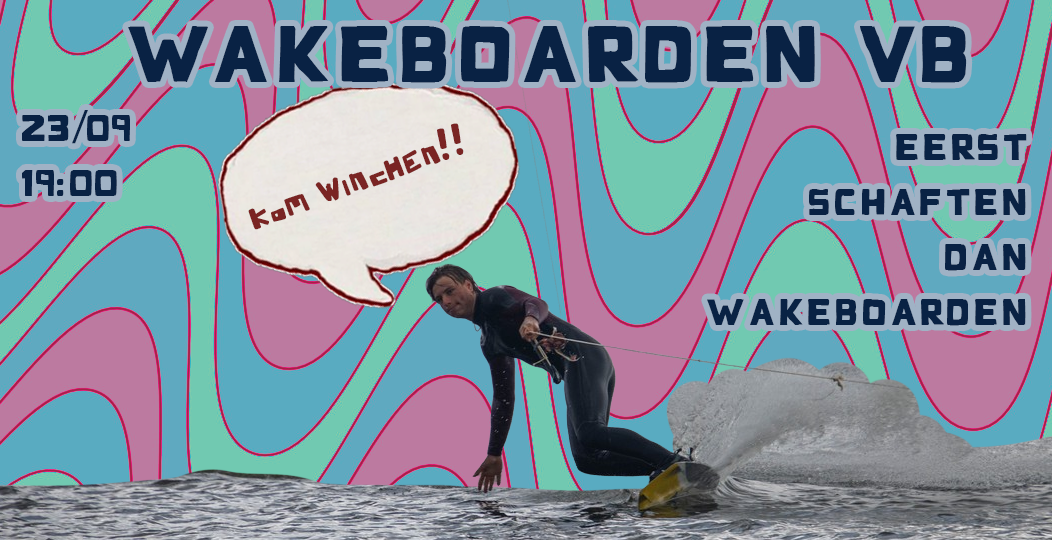 Wakeboarden op VB