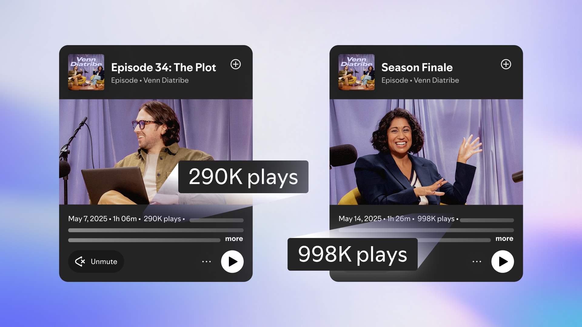 Plays: Spotify stellt neue Podcast-Metrik vor