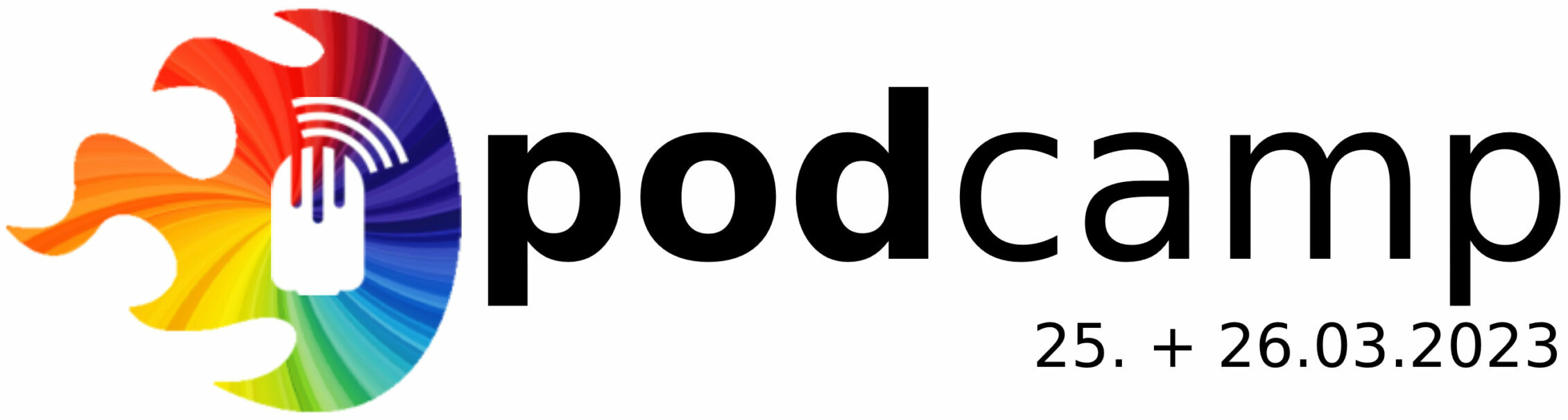 Podcamp 2023 mit podcast.de als Medienpartner