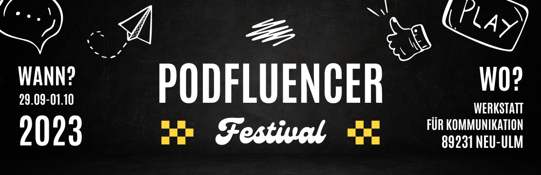 2 Tickets zum Podfluencer Festival gewinnen
