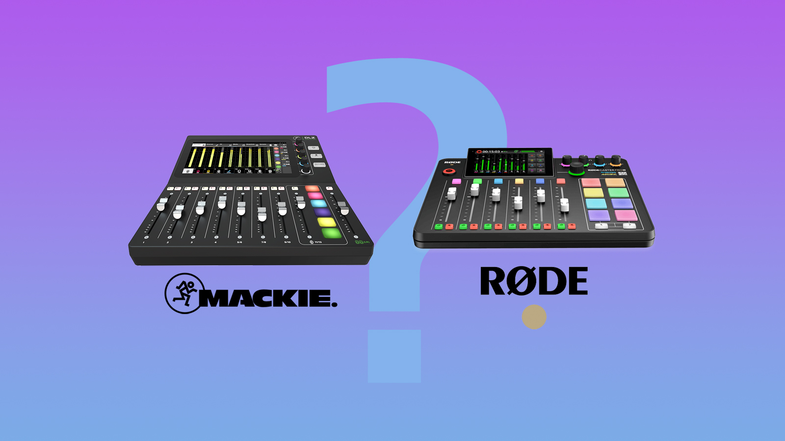 Mackie DLZ oder RØDECaster Pro II?
