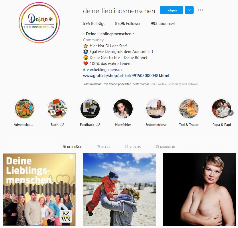 Deine Lieblingsmenschen erzählt berührende Geschichten über tragische Schicksale