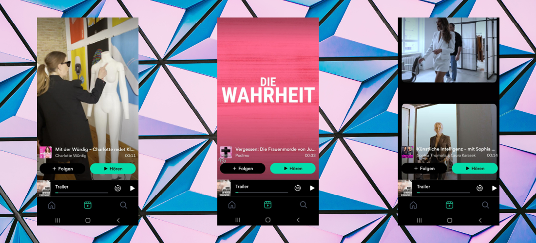 Podimo führt Videotrailer für Podcasts ein