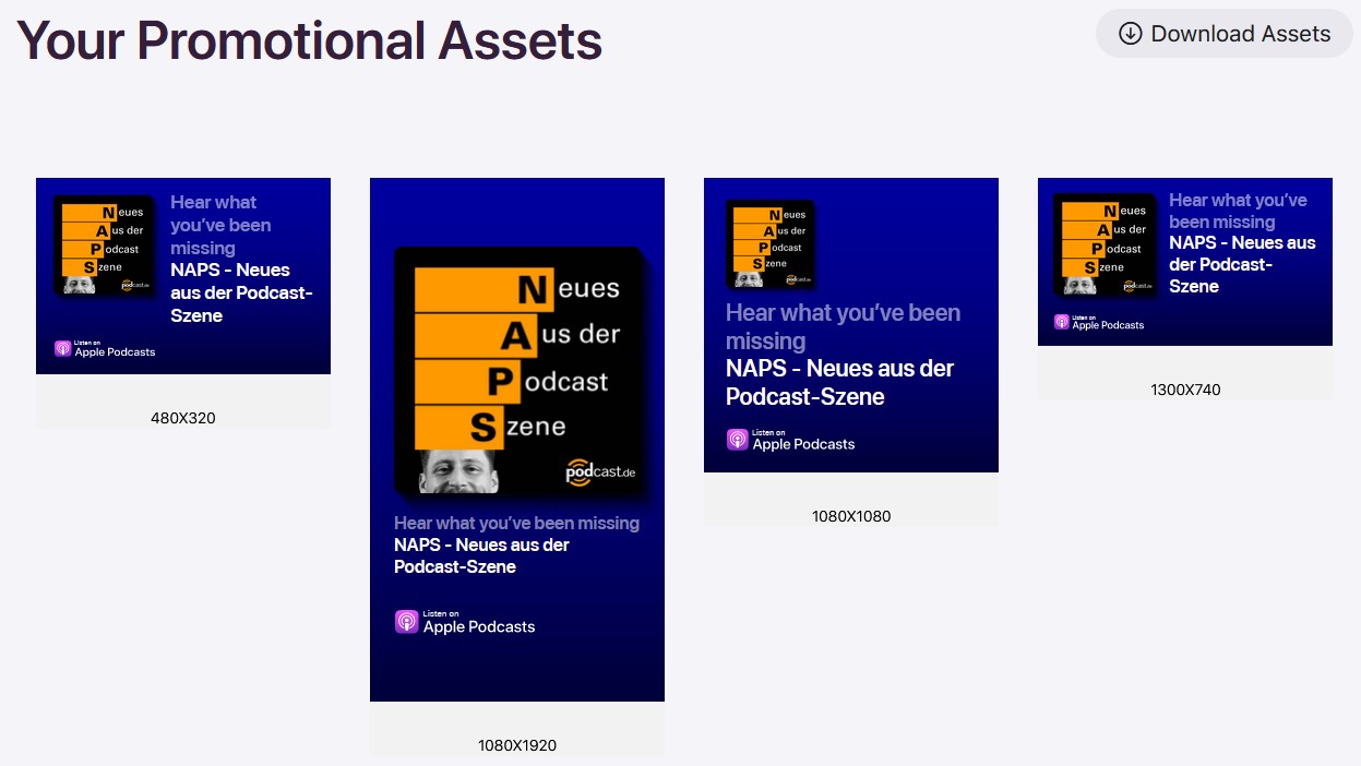 Eine weitere Alternative der Grafiken aus dem Apple Social Post Generator