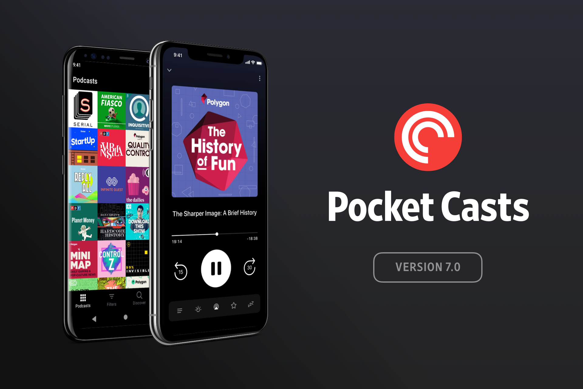 Podcasts bewerten auf Pocket Casts