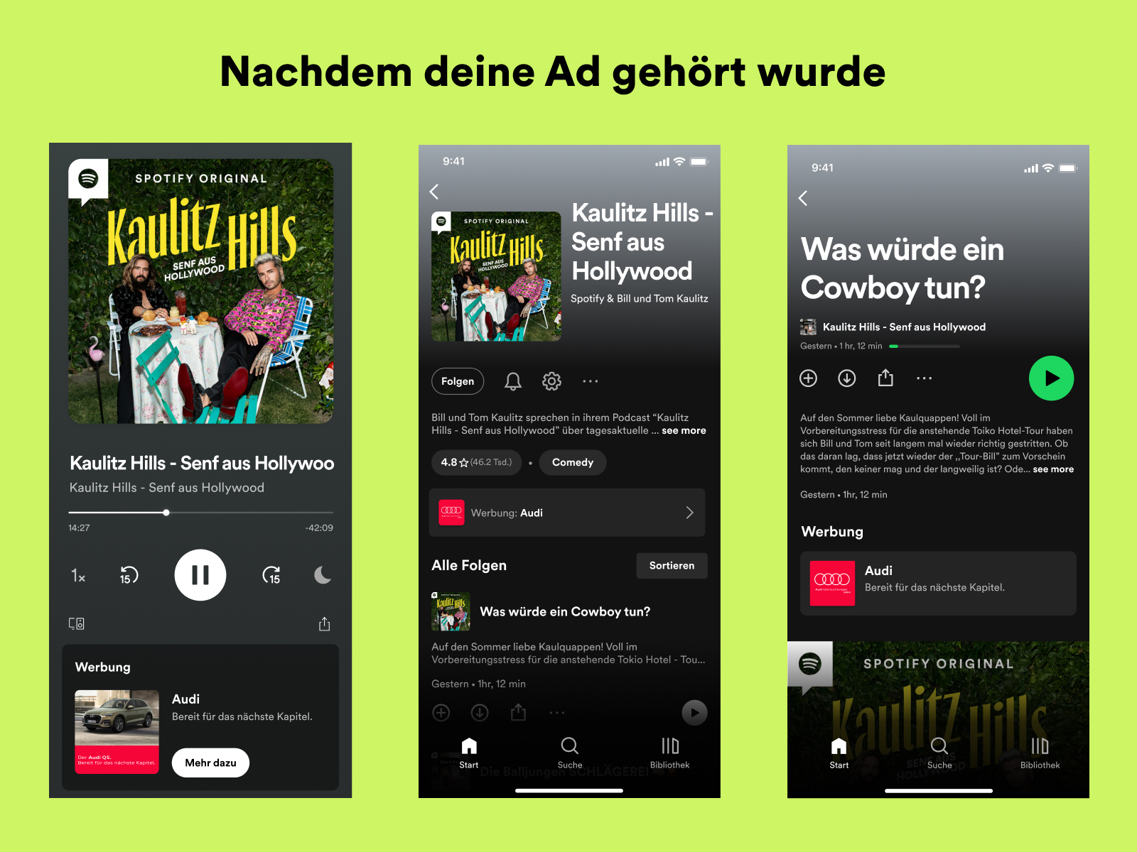Podcast-Hörer sollen mehr kaufen