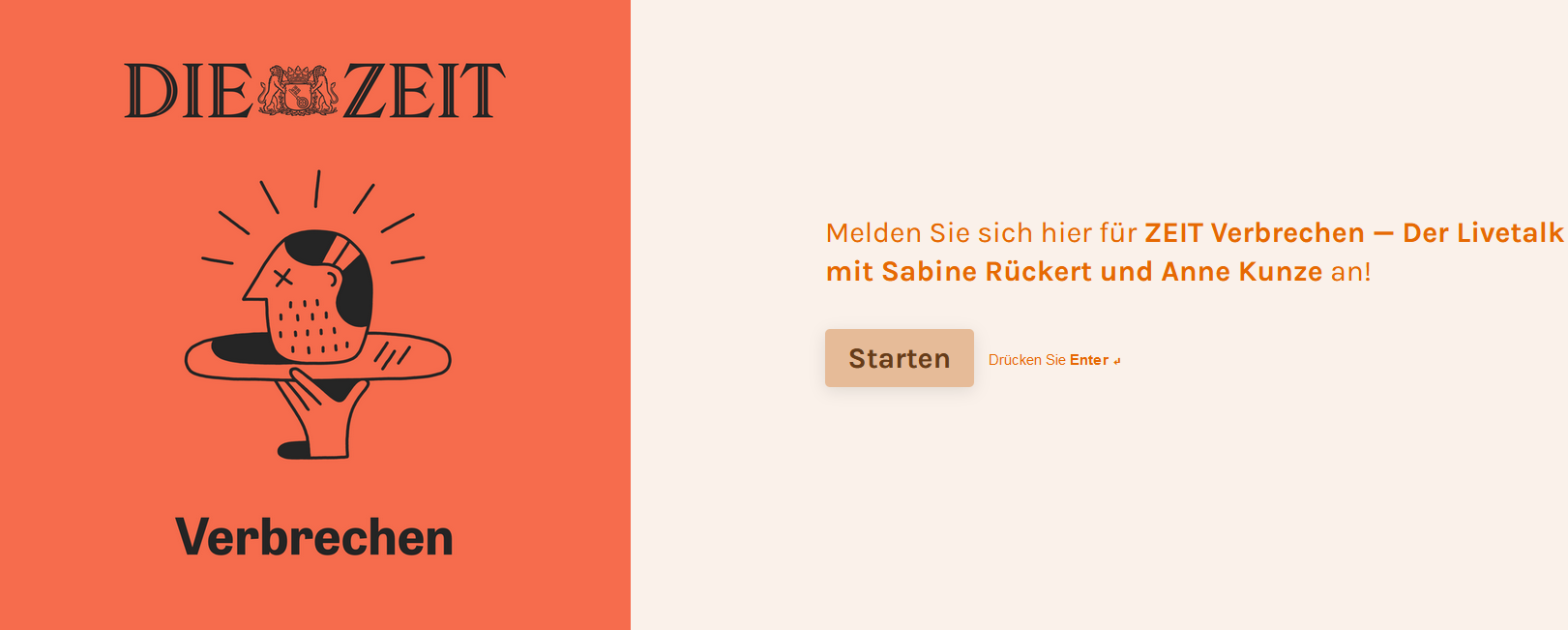 Live Talk mit Sabine Rückert und Anne Kunze
