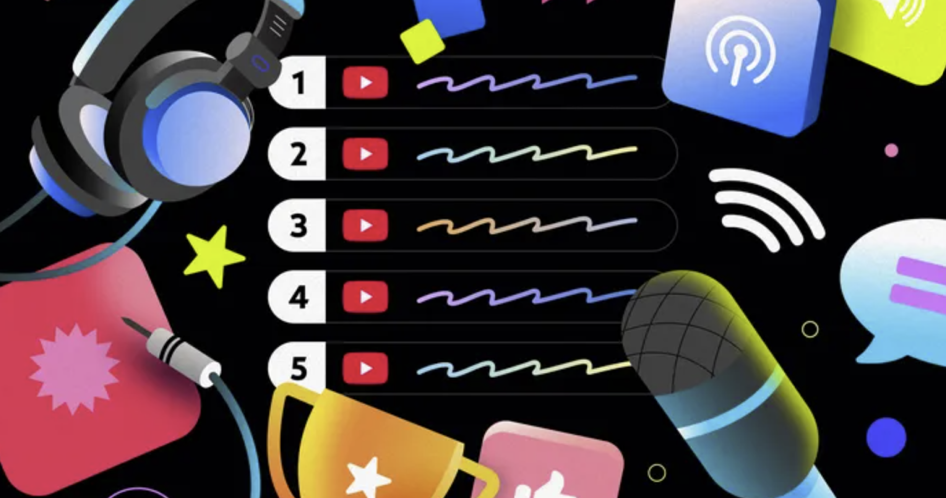 YouTube veröffentlicht eigene Podcast-Charts in den USA