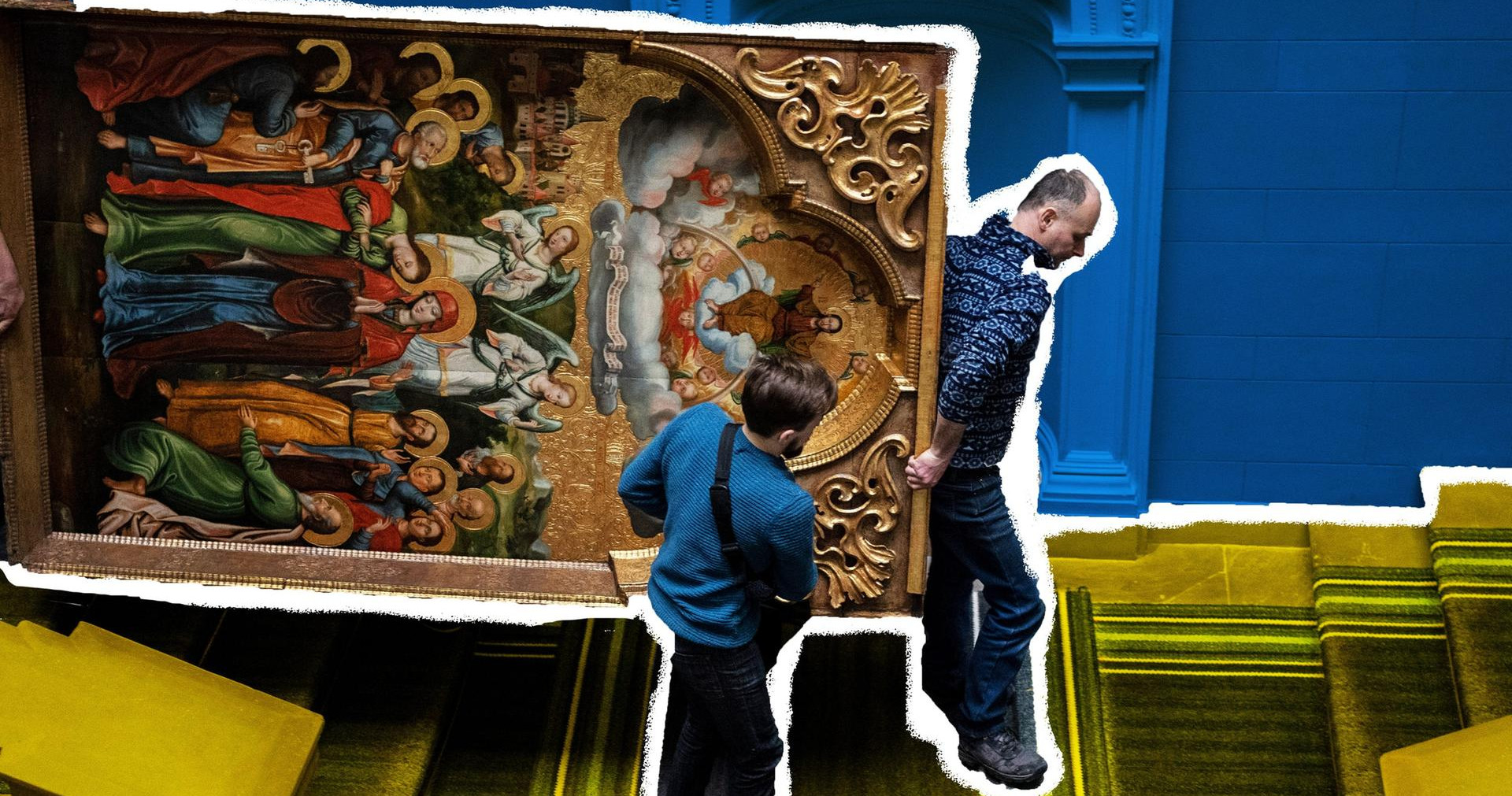 Kunstretter im Bombenhagel