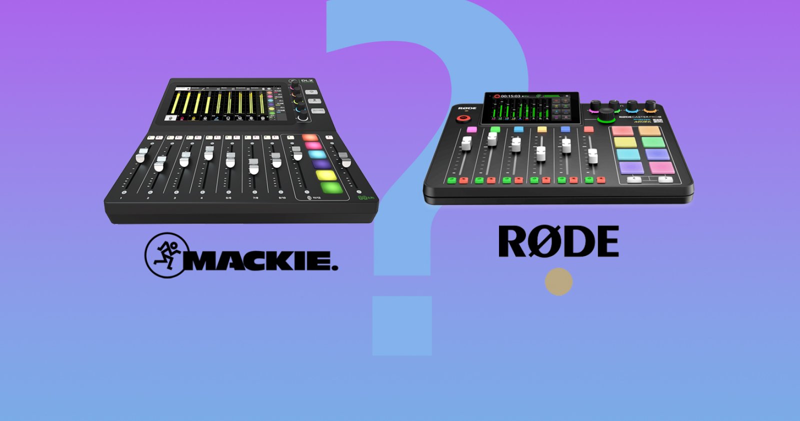 Mackie DLZ oder RØDECaster Pro II?