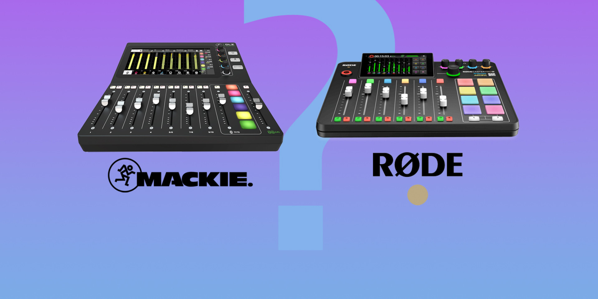 Mackie DLZ oder RØDECaster Pro II?