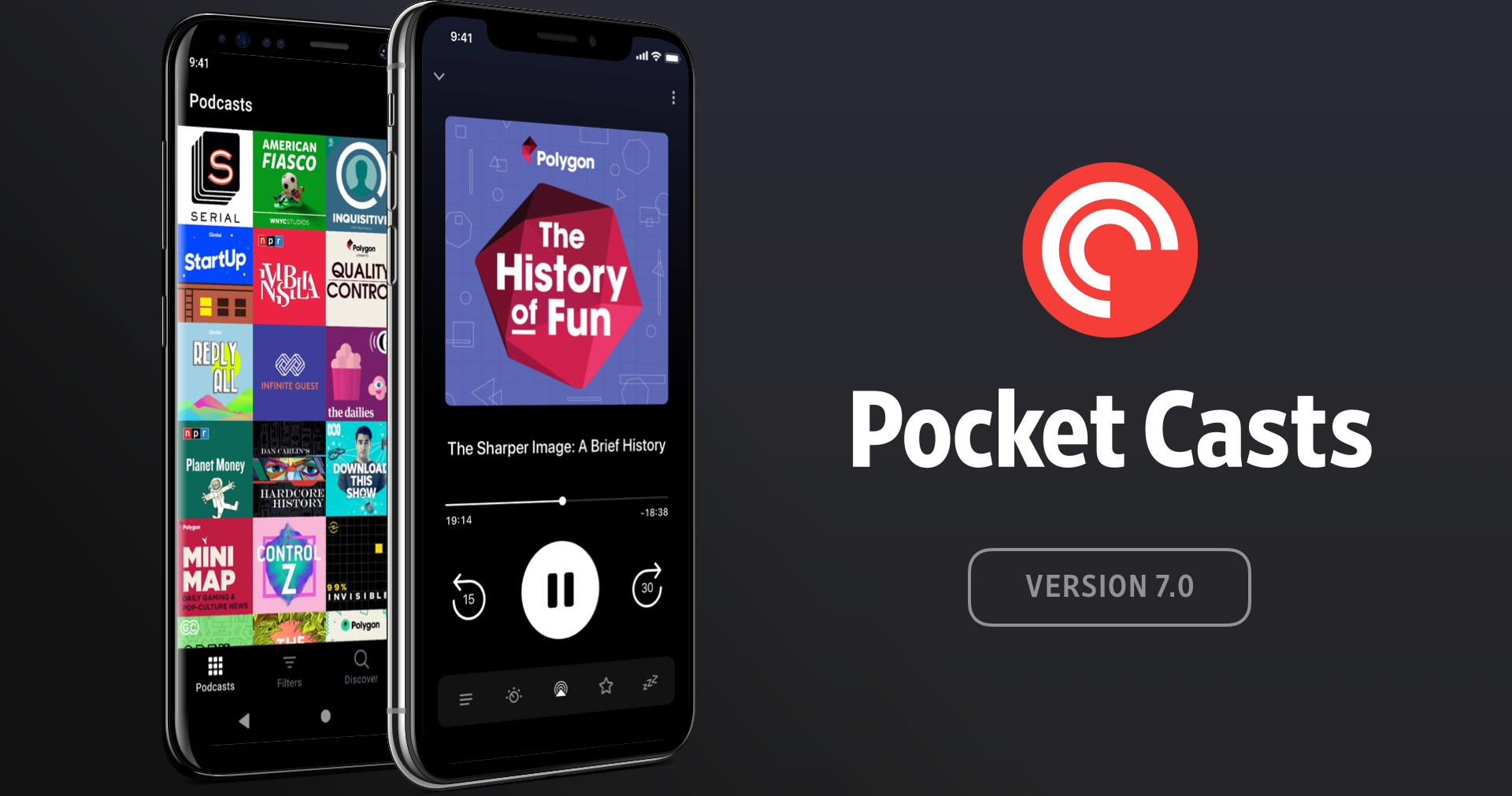 Podcasts bewerten auf Pocket Casts