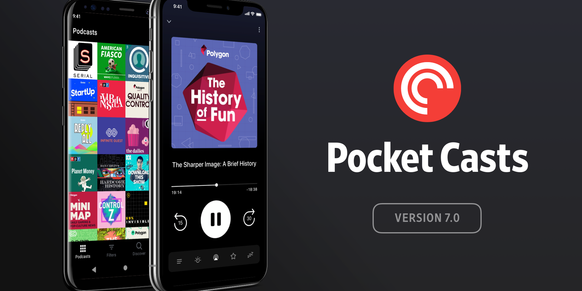 Podcasts bewerten auf Pocket Casts