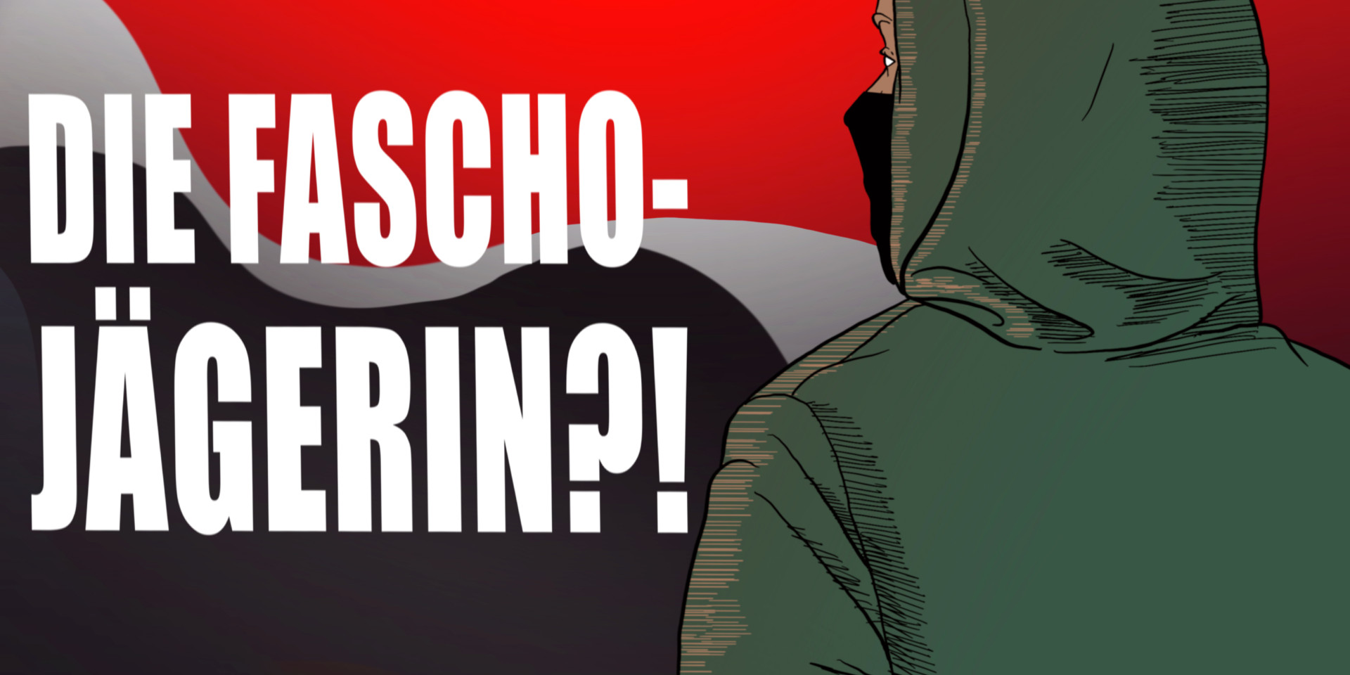 Lina E. als Fascho-Jägerin