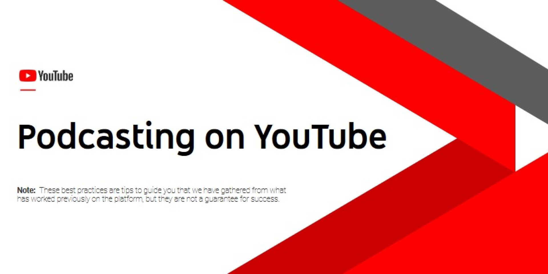 YouTube verteilt wieder Podcast-Tipps