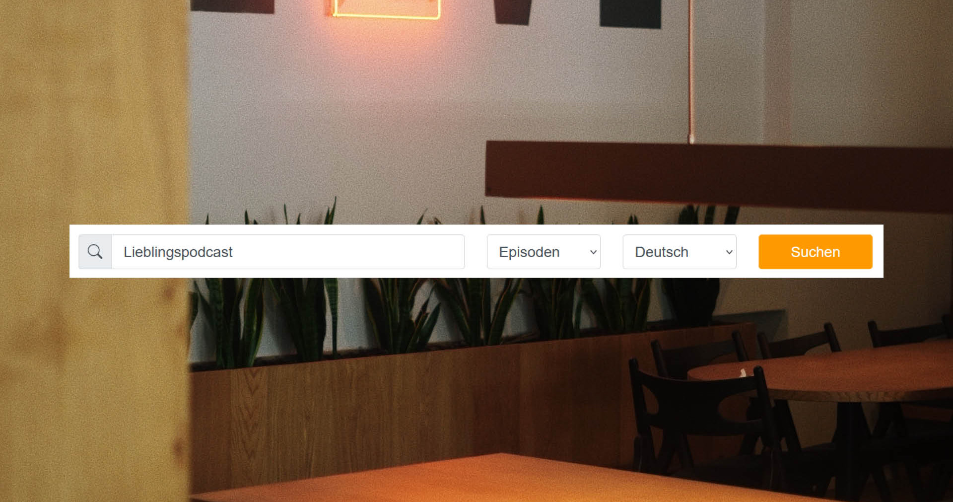 Verbesserte Suchfunktion auf podcast.de