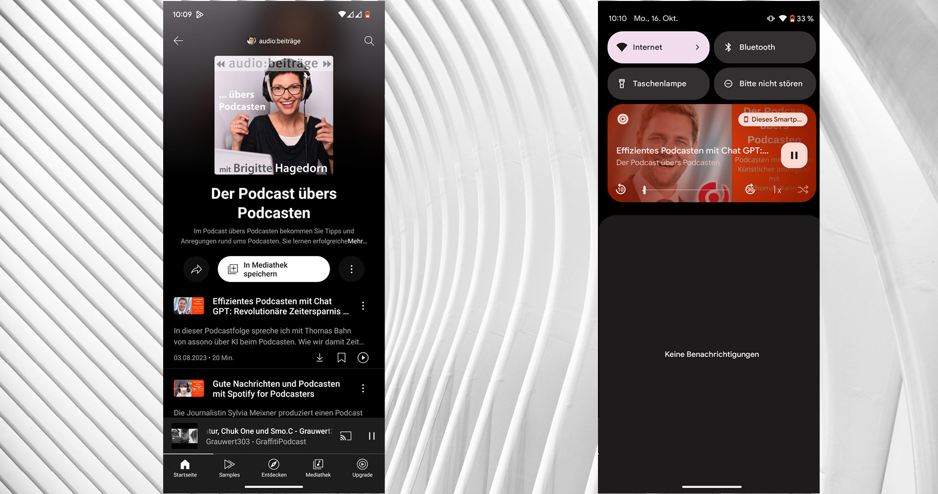 Podcasts auf YouTube Music sind da