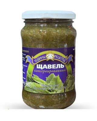 Щавель консервированный 350г	
