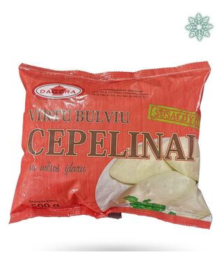 Cepelinai de patata cocida con carne 500g