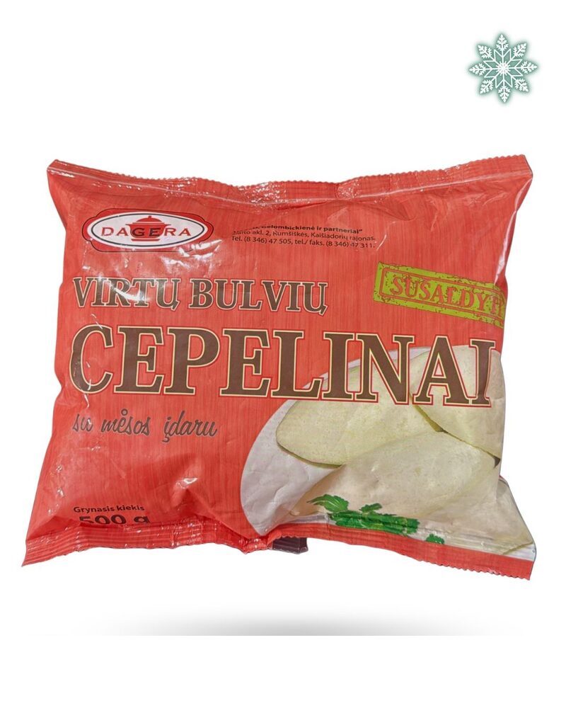 Цеппелины из отварного картофеля с мясом 500г