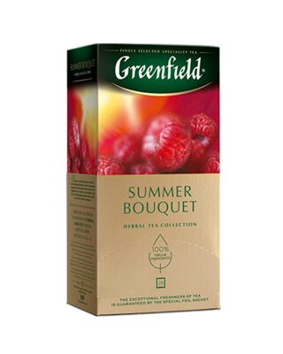 Summer Bouquet Herbal Tea with Raspberry, Hibiscus and Rosehip 50 g Tea Bags