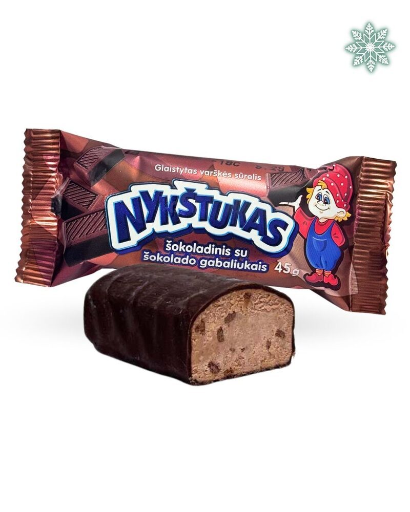 Glazed curd bar with cocoa 45g