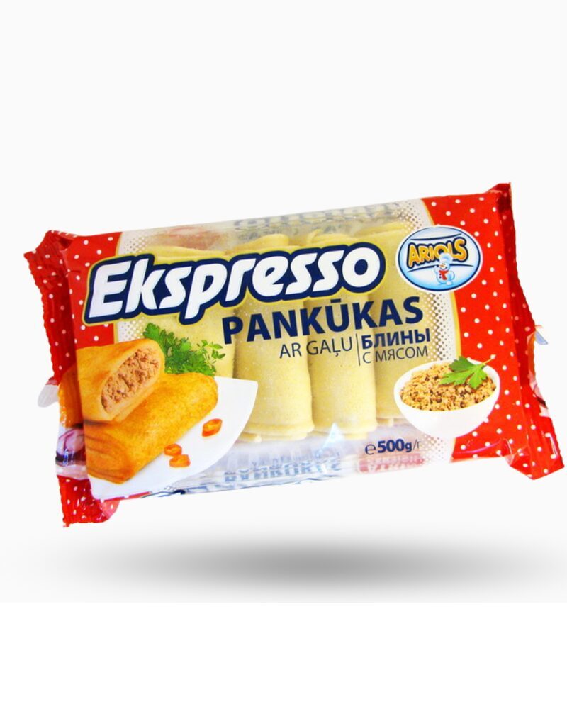 Panqueques rellenos de carne 500g