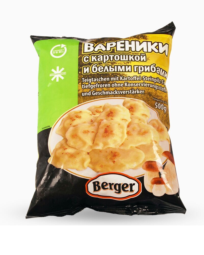 Varenyky with Potato and Porcini Mushrooms 500g