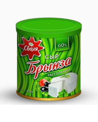 Сыр в рассоле "БРЫНЗА" мягкий 60%  400г