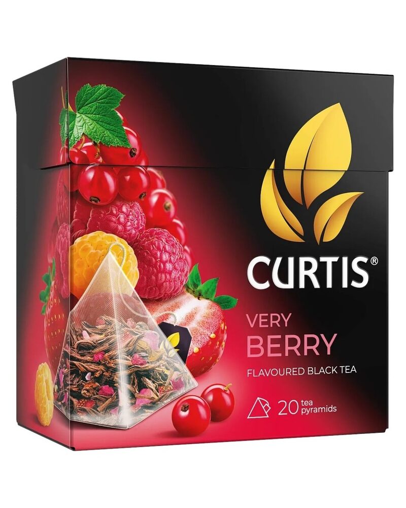 Very Berry Black Tea with Flowers and Berries in Pyramid Bags 34g