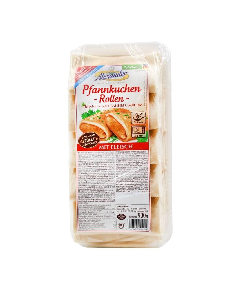 Frozen pancakes with meat 900g