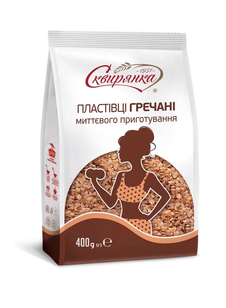 Хлопья гречневые 400г	