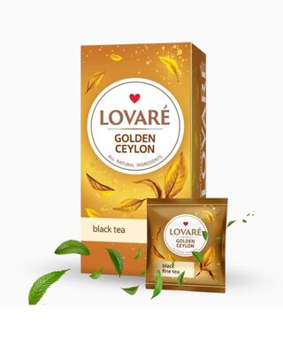 Golden Ceylon black tea without additives in bags 48g
