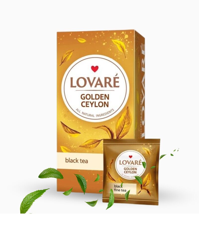 Golden Ceylon black tea without additives in bags 48g