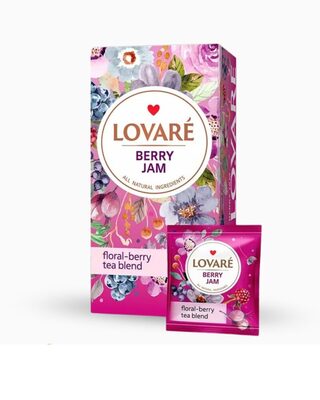 Hibiscus Herbal Tea with Rosehip and Blackcurrant in Tea Bags 36g