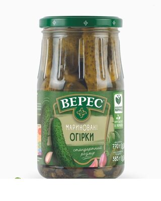 Огурцы маринованные 770г