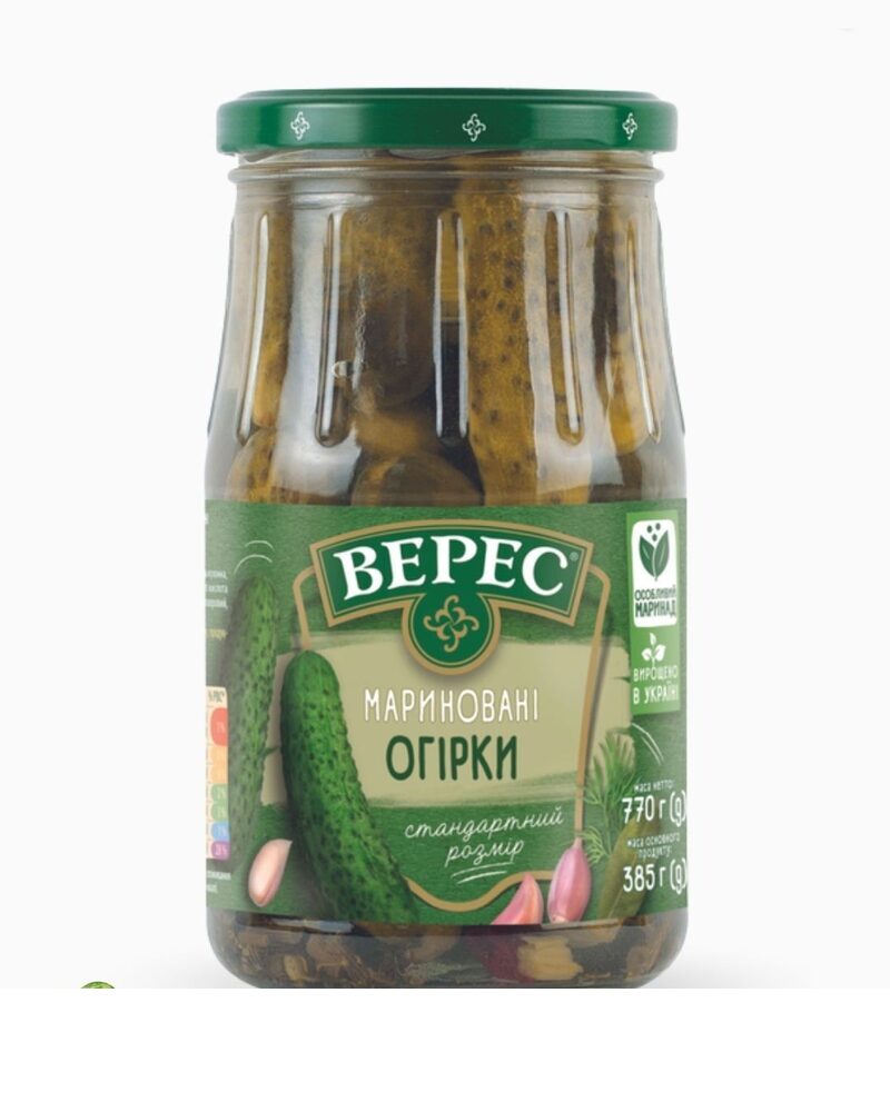 Огурцы маринованные 770г