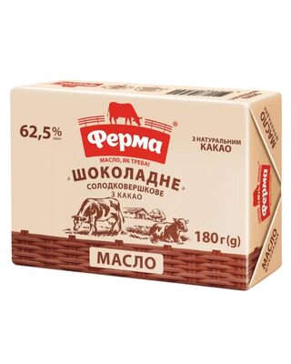 Chocolate butter 62.5% 180 g