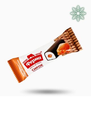 Barrita de requesón glaseada con dulce de leche 36 g