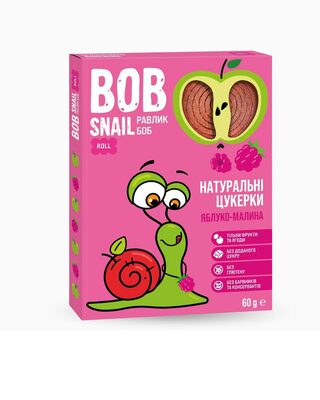 Fruit candy apple-raspberry rolls 60 g