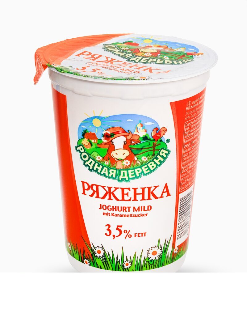 Ryazhenka leche horneada fermentada 3.5% 500g