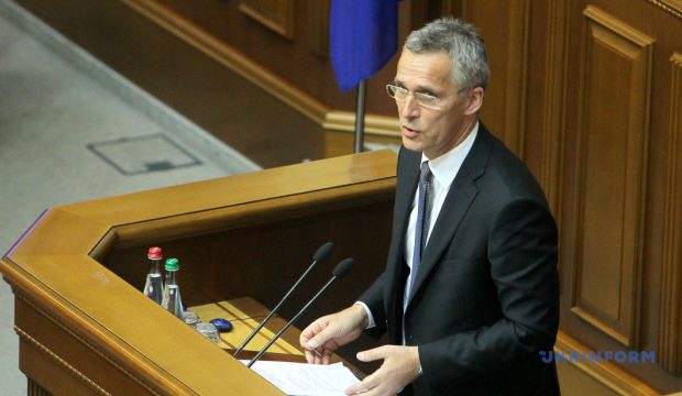 «НАТО на вашому боці». Про що говорив генеральний секретар НАТО у Верховній Раді