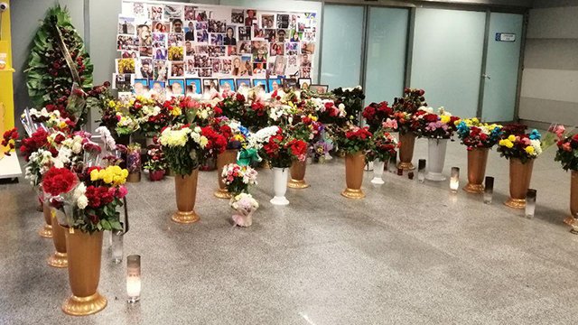 Прощання із жертвами авіакатастрофи триватиме у «Борисполі» до 19 години