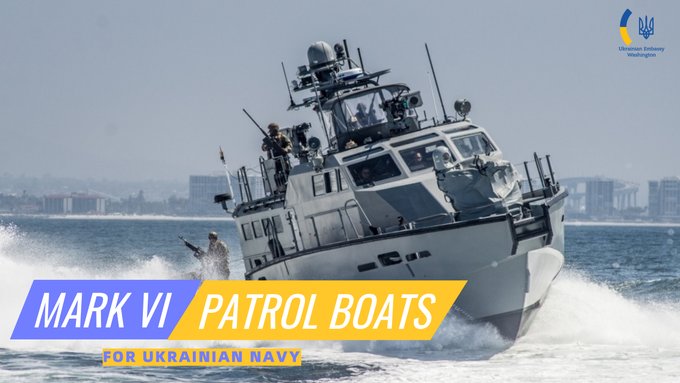 США передадуть Україні шість військових катерів, що патрулюватимуть у водах Чорного та Азовського морів